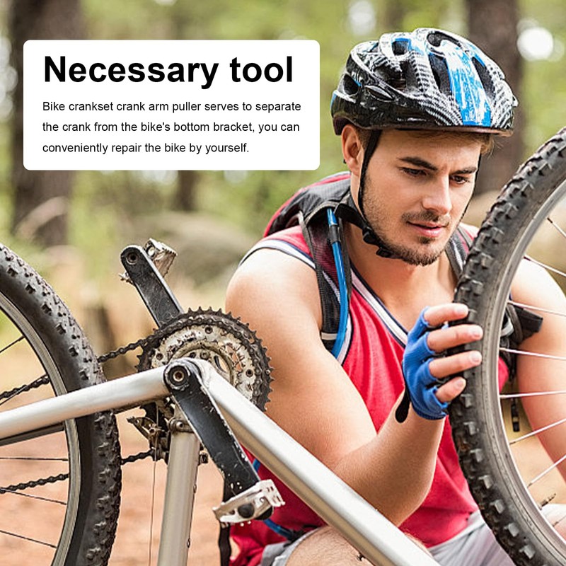 Bicycle Crank Remover,Bicycle Crank Extractor Puller,Mountain Bicycle Crankset Tool Bike