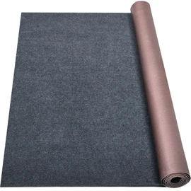 Grefinity Marine Carpet,5 FT x 10 FT Dark Gray Indoor Outdoor Carpet 0.2" Thick Boat Carpet with Water-Proof TPE Backing, Non-Slide Outdoor Marine Carpet Roll for Home, Patio, Porch, Deck
