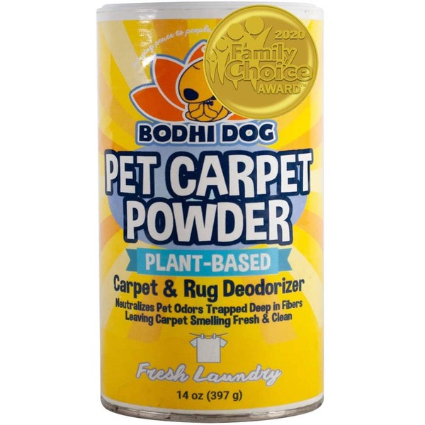 Natural Dog Odor Carpet Powder | Dry Pet Smell Eliminator | Remove Urine Smells | Plant Based and Biodegradable Room Powder | Loosens Fur and Dirt