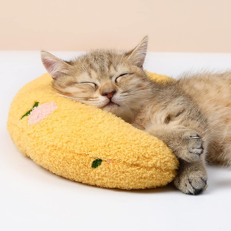 Jognee Pillow for Cats | Soft Fluffy Pet Calming Toy