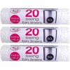 TidyZ 20 x Extra Strong Swing Bin Liners with Tie