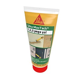 Sika - Adhesivo de fijación - Sika MaxTack Pega Ya! - Blanco - Ultra rápido y ultra fuerte - Tubo 100 ml