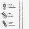 5 Piece Twist Drill Bit Set, Extra Long HSS Straight