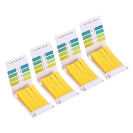 PATIKIL 4pcs PH Test Strips 6.4-8.0, 80 Indicator Papers, Litmus Tester for Water, Food, Soil, Alkali Acid Tests