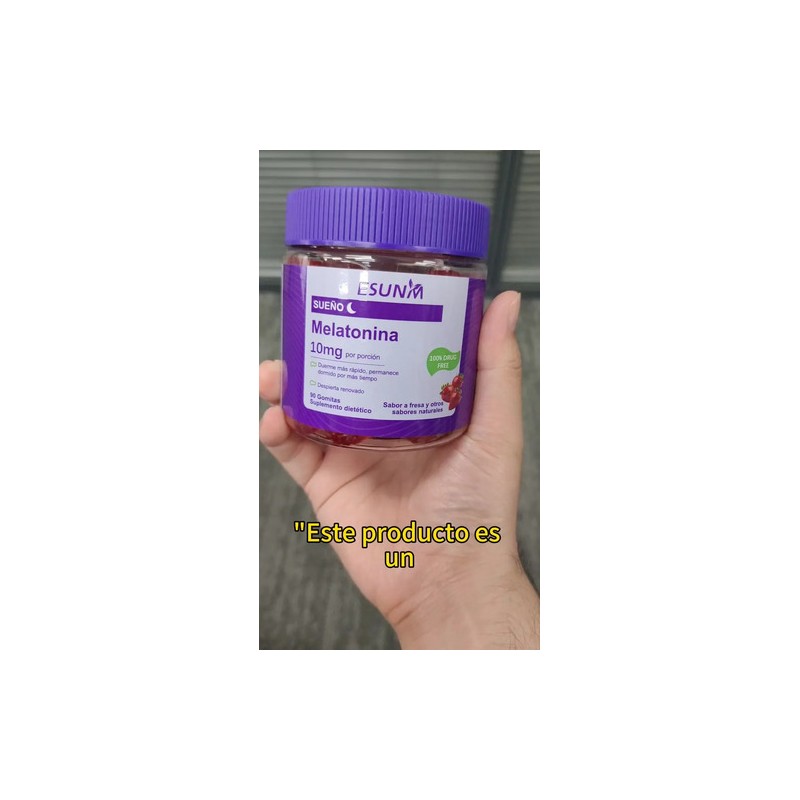 Esunm Sleep Gomitas Melatonina Suplemento Natural 90 Gomitas