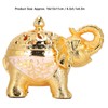 Elephant Shaped Incense Burner Aromatherapy Ornament for Living Room Entryway