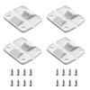 4 Sets Cooler Plastic Hinges & Screws Replacement Set Parts,