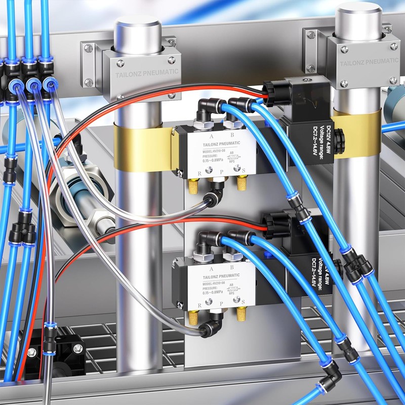 TAILONZ PNEUMATIC 6mm OD Push to Connect Fittings Pneumatic Fittings