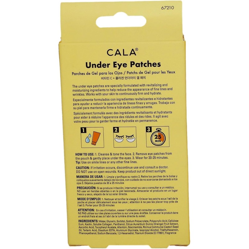Cala Colágeno y oro hidrogel debajo del ojo parche 10