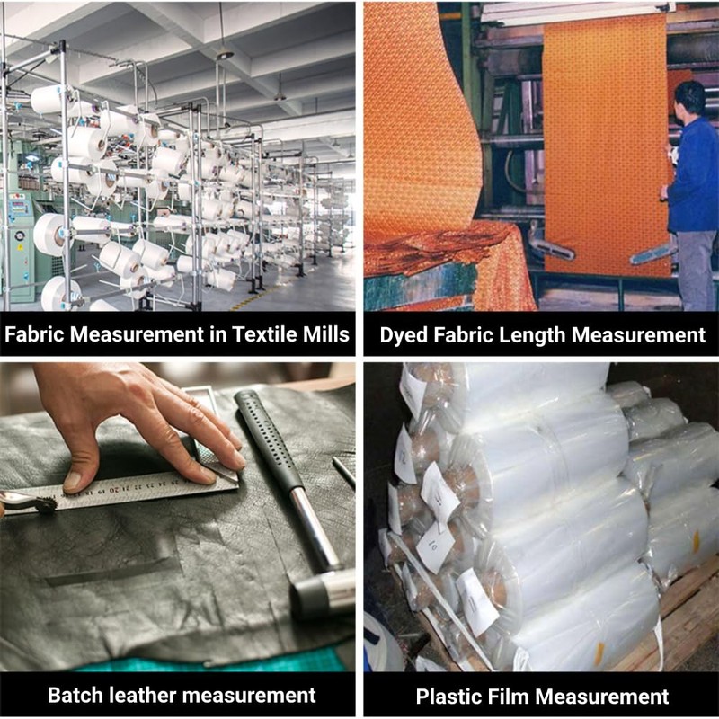 Roller Type Meter Counter, 6 Digits Meters Rolling Mechanical Length