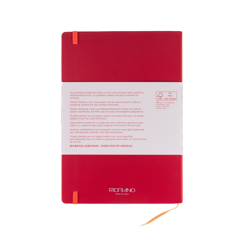 Fabriano Ispira Cuaderno de tapa suave, 5.8" x 8.3", A5,