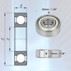 ACROPIX 6201z Deep Groove Ball Bearings P6 12x32x10mm Lubricated Bearings