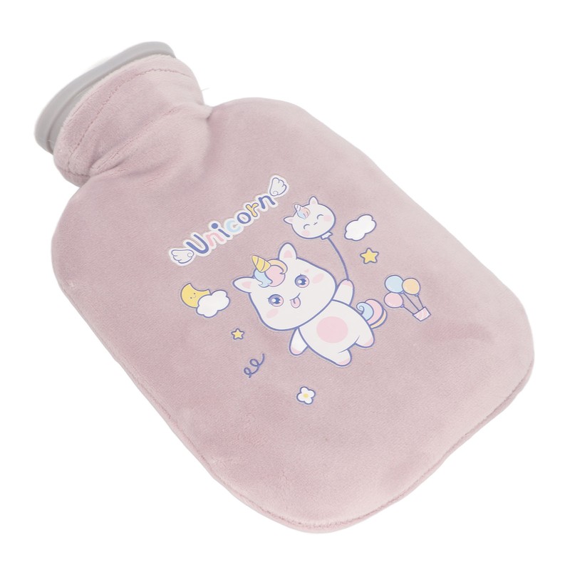 Hot Water Bottle with Soft Cover Student Home Portable Cute