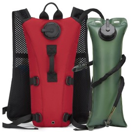 ATBP Running Hydration Vest Pack Tactical 3L Water Bladder Backpack Bag for Cycling Marathon Hiking Daypack Men & Women