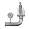 1.5 in Tri Clover Compatible Spunding Valve 0.2-2.2 bar Pressure