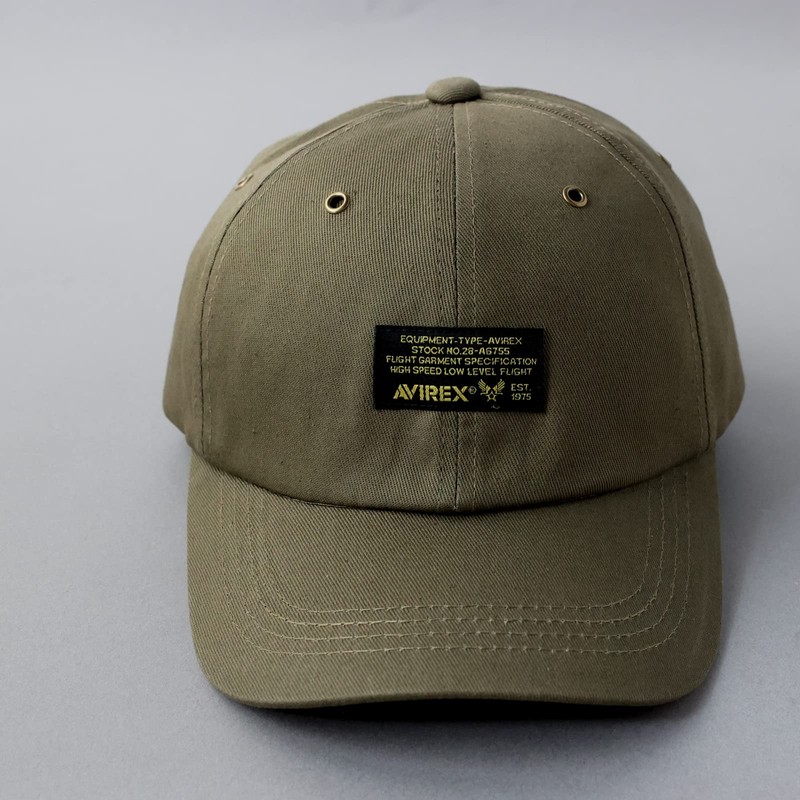 Avirex Men’s Military Tag Baseball Cap, Hat, Cotton Cap, Polo