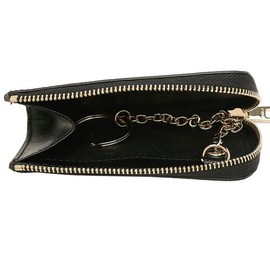 Furla WR00435 ARE000 O6000 Women's Key Case, Coin Case, Camellia, Black, Parallel Imported