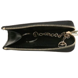 Furla WR00435 ARE000 O6000 Women's Key Case, Coin Case, Camellia, Black, Parallel Imported