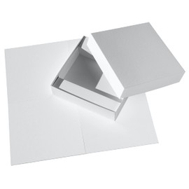 DIY Game / Blank Board Game for DIY (Game Plan + Box White, Sizes Medium + Large), large