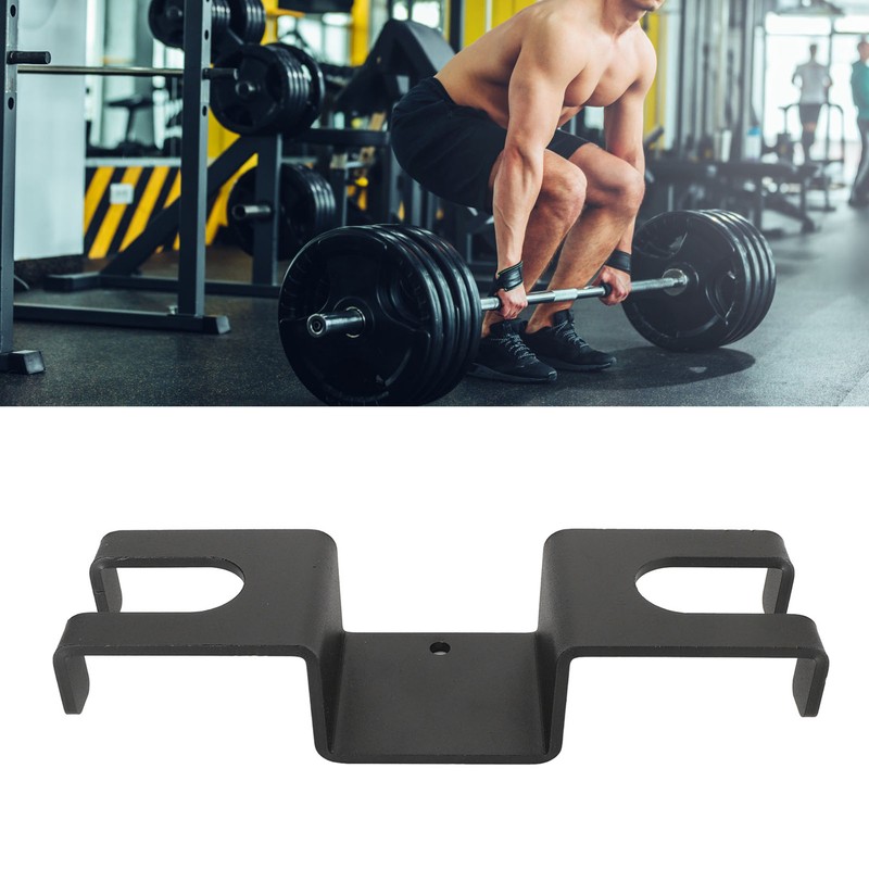 Vertical Hanging Barbell Rack Iron Space Saving Barbell Bar Storage