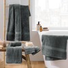 douceur d'intérieur Elegance Guest Towel (30 x 50 cm), Anthracite,