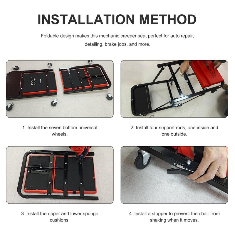 WINMAX TOOLS AUTOMOTIVE 48" 2 in 1 Folding Rolling Garage