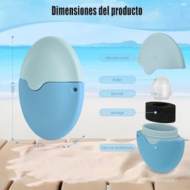 Aplicador De Protector Solar Para Niños,Aplicador De Bloqueador Solar Adultos,Botellas Viaje De Sun Cream, Lotion Refillable Sunscreen Applicator,Lociones Y Cremas De Contenedores Para Viaje
