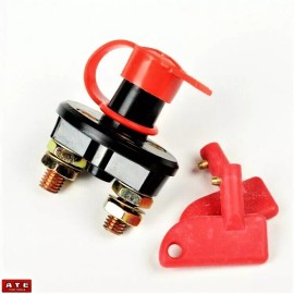 ATE PRO.USA 2 ATE PRO BATTERY KILL SWITCH POWER DISCONNECT 12 VOLT 300 AMP WITH KEYS #87002