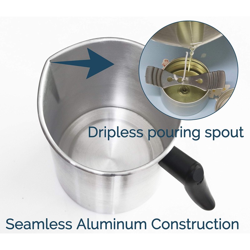 Candle Making Pouring Pot 101oz, Wax Melting Pot, Dripless Pouring
