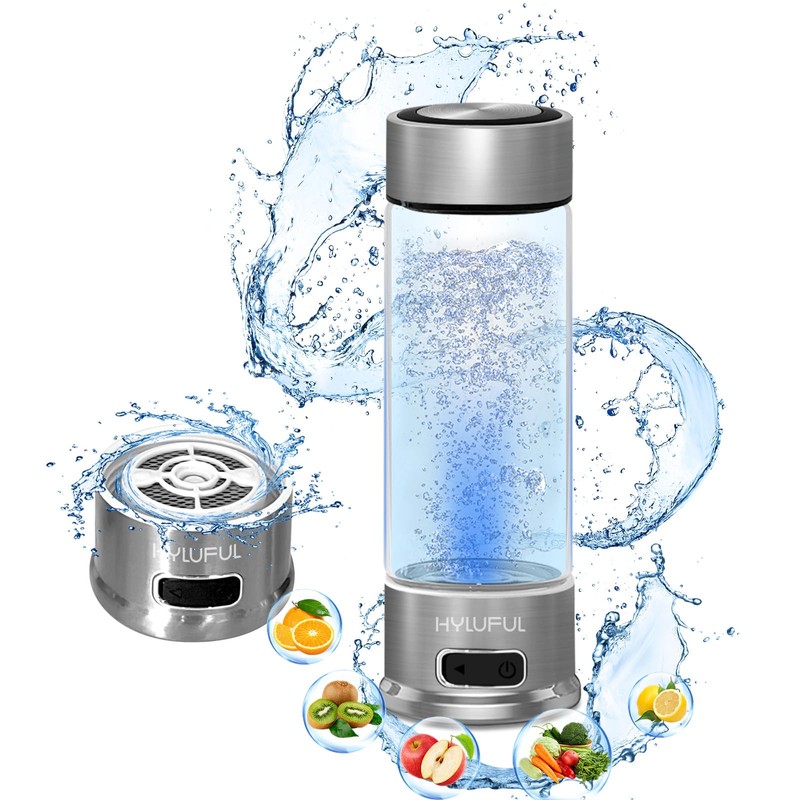 HYLUFUL Hydrogen Water Bottle Generator, 1500PPB Hydrogen Water Generator with