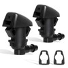 Belleone 2PCS Front Windshield Washer Nozzle Fit for 2008-2012 Jeep