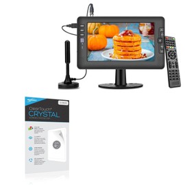 BoxWave Screen Protector Compatible with Jexiop Portable TV (9 in) - ClearTouch Crystal (2-Pack), HD Film Skin - Shields from Scratches