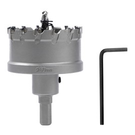 Dribotway Bi-Metal Hole Saw 60 mm Carbide Heavy Duty Industrial Grade Stainless Steel Hole Cutter for Mental Wood Stainless Steel Plastic Copper