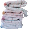 Cotton Colors Cotton Bath Towel(Pack of 4, Large Size,Colors: White,