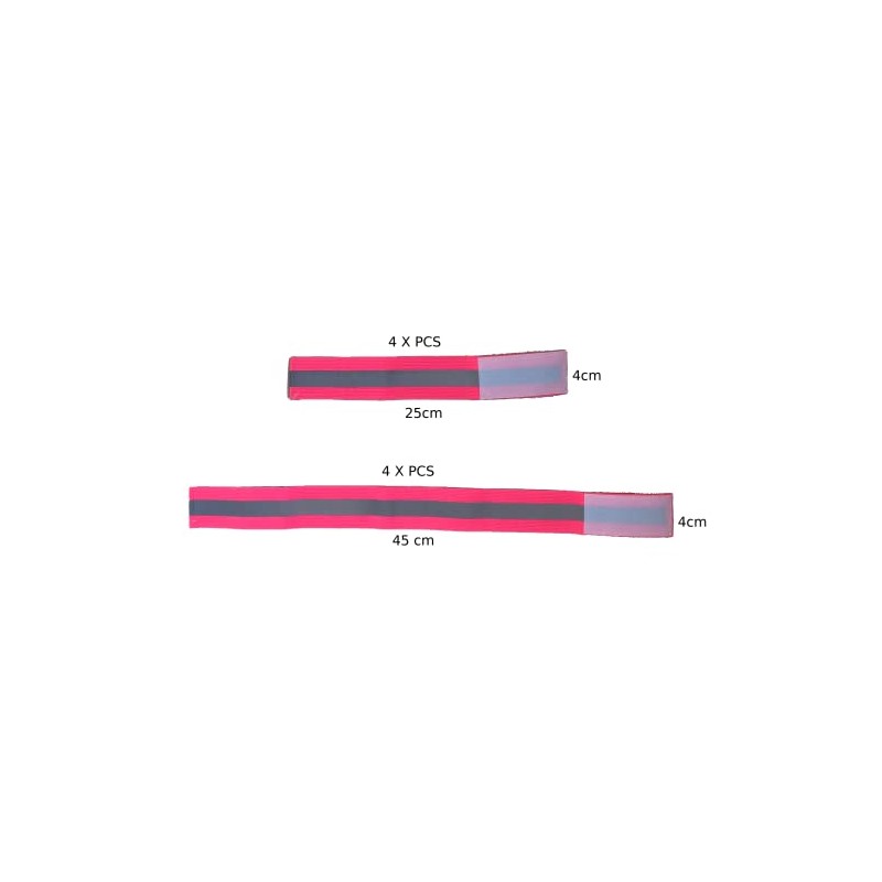 Speedyweb 8PCS Reflective Wristband/Belt/Armband/Ankle Strap, Suitable for Runners, Walkers, Cyclists