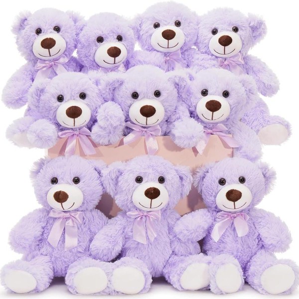 Tezituor Bulk Teddy Bear Baby Shower, 10 Packs Small Teddy