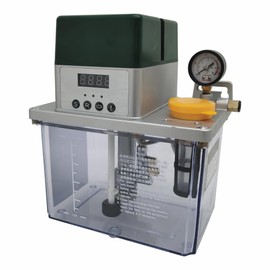 INTSUPERMAI 220V Lubricant Pump Automatic Digital Numerical Control Lubricating Oil Pump CNC Electromagnetic Lubrication Pump Lubricator (3L)