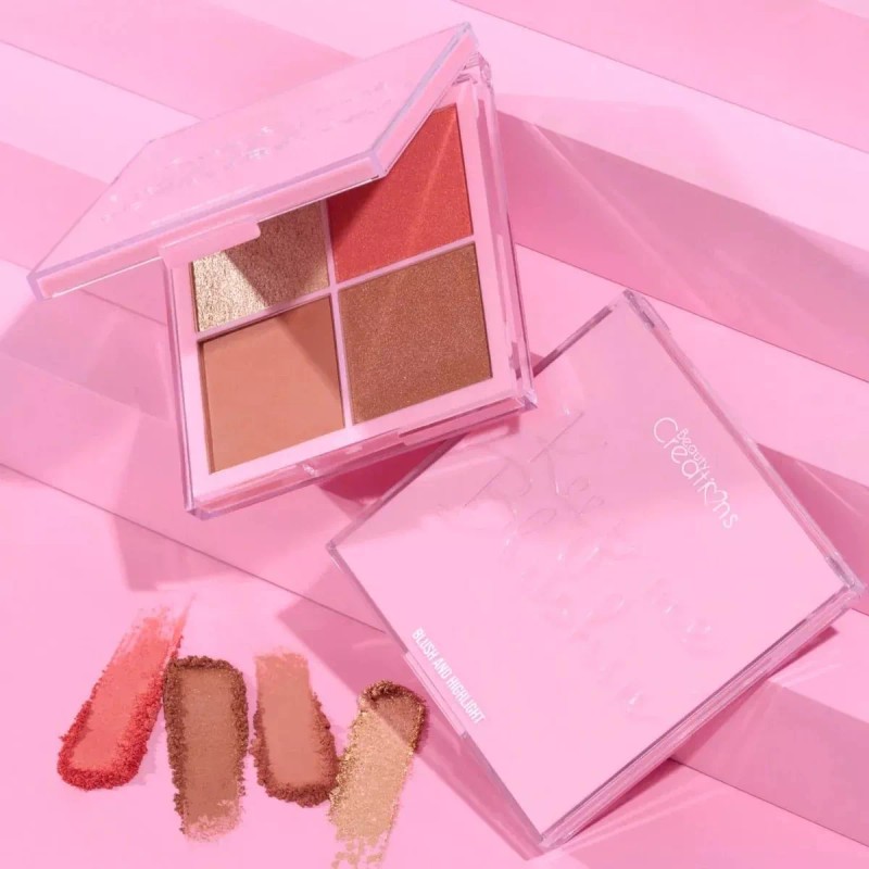 Beauty Creations Paleta De Rubor Iluminador Keep Me Blushin Beauty