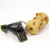 Food Sample Keychain, and eat it seems like an Head,
