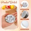 GlikCeil 20 Pcs Mini Christian Compact Mirrors Inspirational Christian Gift