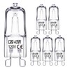 EvaStary G9 Halogen Light Bulbs 2 pin 120V 40W, Dimmable