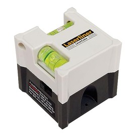 Laserliner Lasercube – Laser Levels (Line Level, Black, White, 635 NM (< 1 mW), LR 44, 0 – 40 °C; -10 – 70 °C)