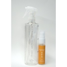 Carmore Deodorizer Microgel Boya, Fire Odor Set (Yellow 1.1 fl oz (30 ml) + Dedicated Container 10.1 fl oz (300 ml) Included