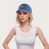 Womens Baseball Cap Vintage Washed Cotton Love Heart Embroidered Adjustable
