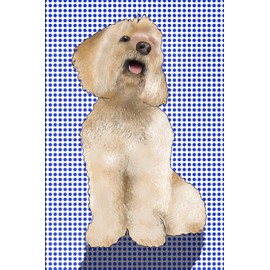 Cockerpoo: A funky RuffRetro Dog Breed notebook journal (blue) with 150 lined pages