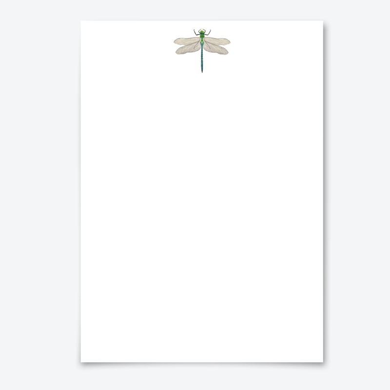 Me Loovely Dragonfly Letter Writing Papers with Envelopes A5 Size