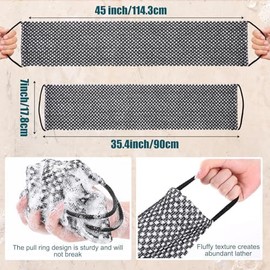 Back Scrubber Shower Silicone, Compact Lightweight Accessory for Travel and Daily Use - Chumia 3 Dual Textured Exfoliating