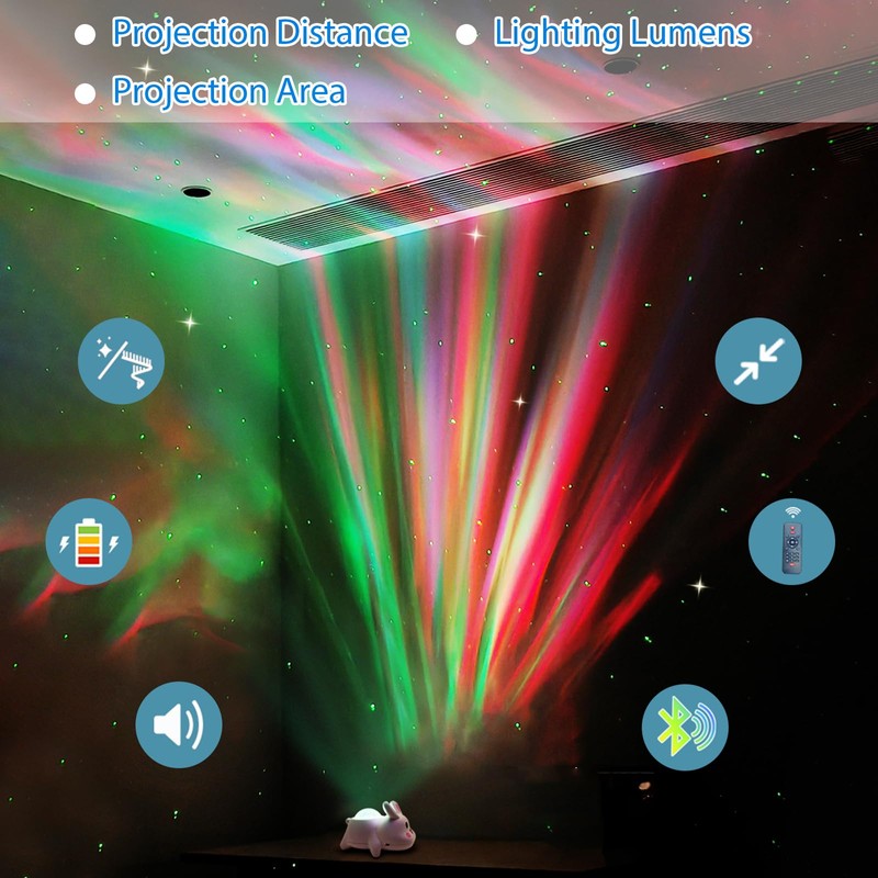 LED Starry Sky Projector, Northern Light Projector, Night Light, Starry