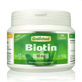 biof Vegan – Biotin 10mg Hochdosiert Capsule – Beauty Vitamin, , ,