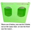 Pigeon Feeder Water 2 Pack Quail Bird Chicken Feeder Water